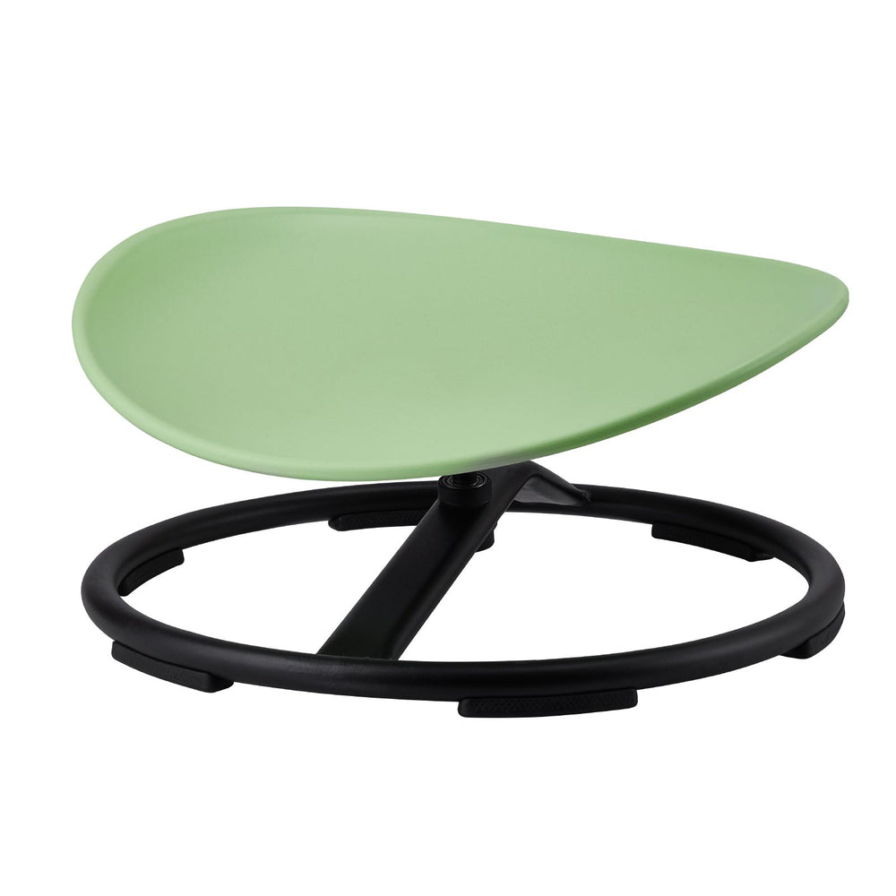 Green VEVOR spinning seat with a black circular base, shown at an angle.