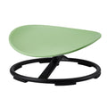 Green VEVOR spinning seat with a black circular base, shown at an angle.